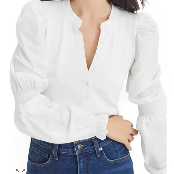 Veronica Beard Tops Veronica Beard Effy White Top Size M Nwot